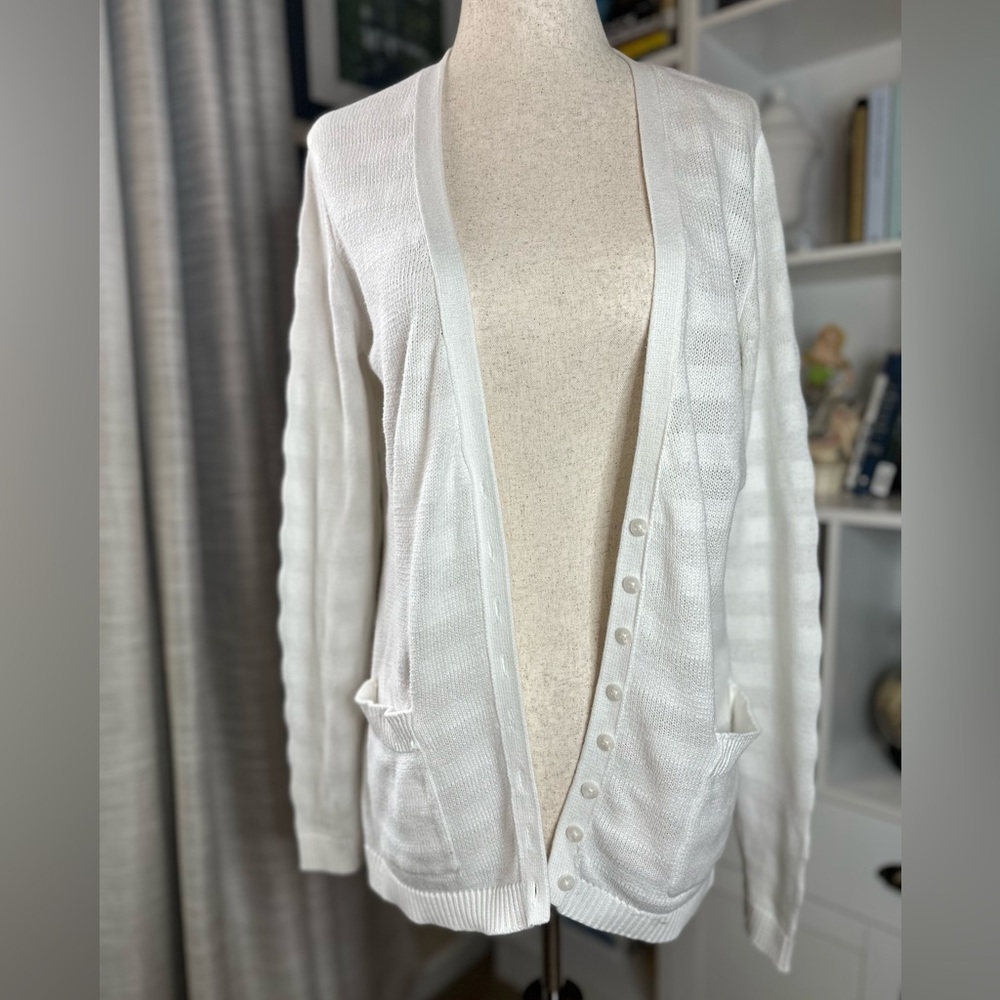 Banana Republic White Women's Cardigan